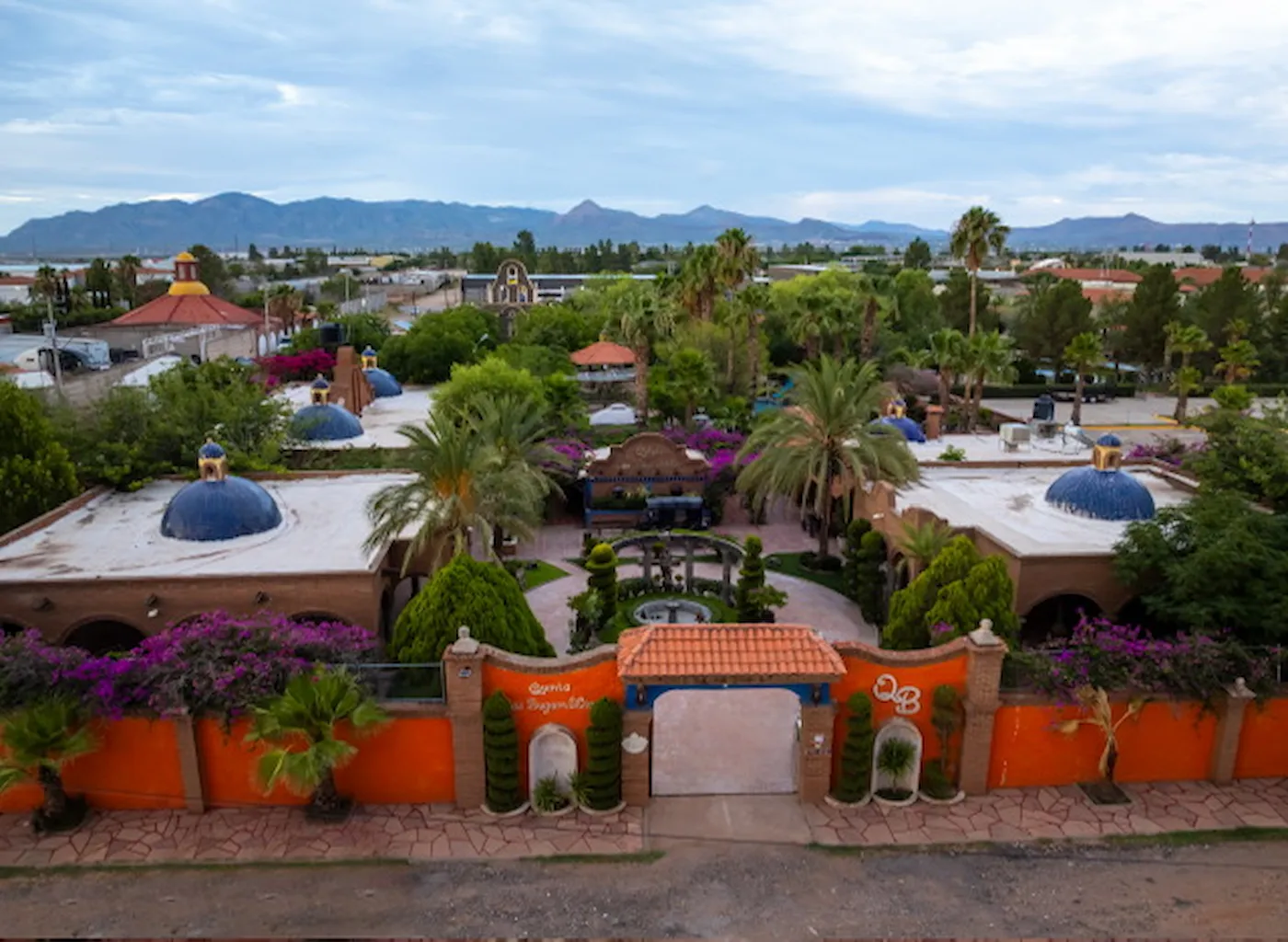 Vista aérea de la quinta