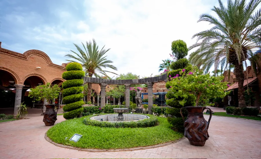 Jardín central